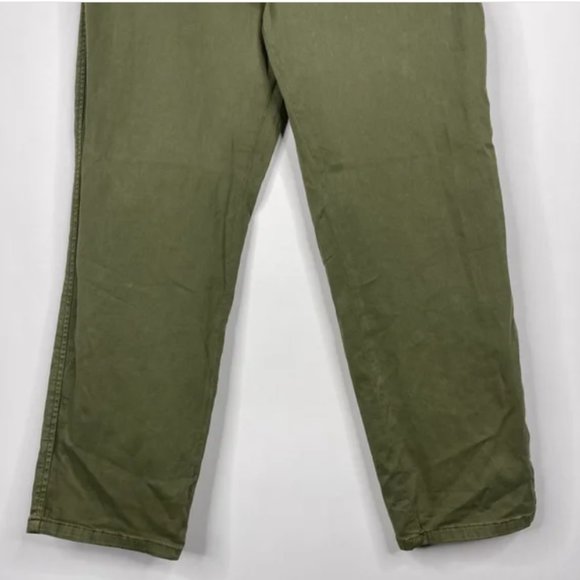 Zara - Fisherman Pants 632/051/505 | Size Medium | Mossy Olive Green - Picture 10 of 13